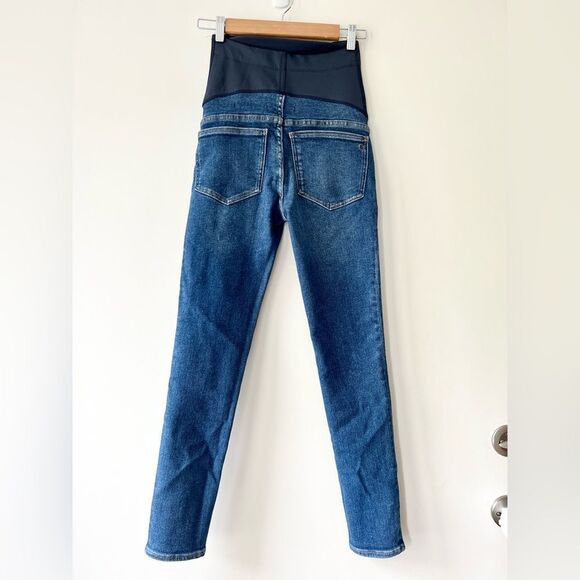 NWT Madewell Maternity Over-The-Belly High-Rise Skinny Jeans in Smithley Wash - Picture 8 of 10